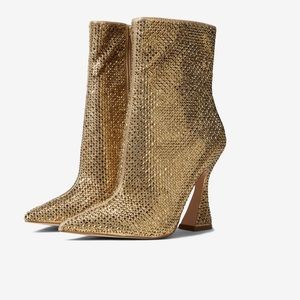 New without box Steve Madden Gold Vivy Bootie size 8.5